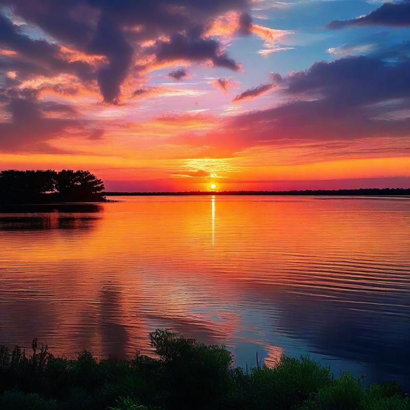 Lake Pontchartrain Sunset